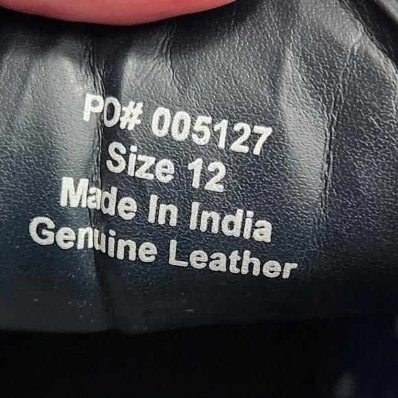 Thomas & Vine Men’s Leather Lace-up Boot Size 12 Brown with white soles - Picture 8 of 14